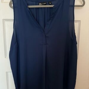 Zara Navy Blue Women's Top